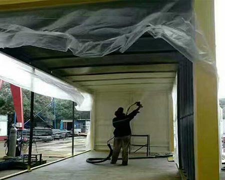 集裝箱防腐涂料聚脲施工(圖2) 集裝箱防腐涂料聚脲施工案例